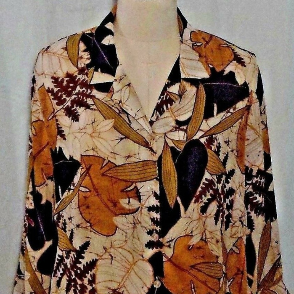 Alfred Dunner 16P Button Up Blouse
